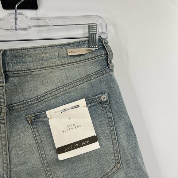 Pilcro Anthropologie Mid-Rise Slim Boyfriend Denim Shorts NWT - Picture 6 of 7